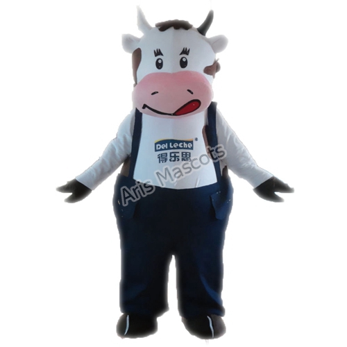 Professional Mascot  Cow & Cattle Adult Costume with High Quality and Affordable Price