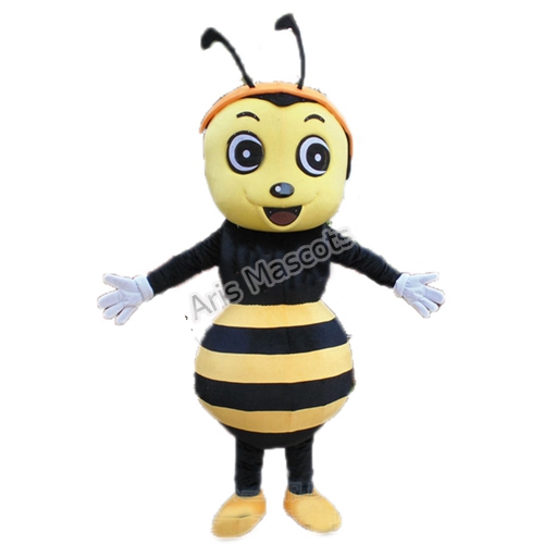Yellow Honey Bee Costume Adult Full Body Mascot Suit-Fancy Insects Dress Up