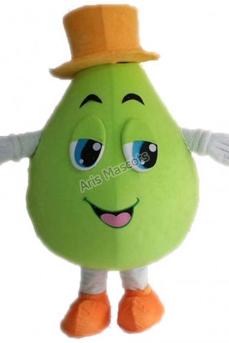 Green Mango Mascot Costume Adult Cosplay Suit