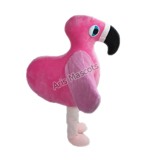 Flamingo Mascot Costume Adult Bird Mascots for Advertising