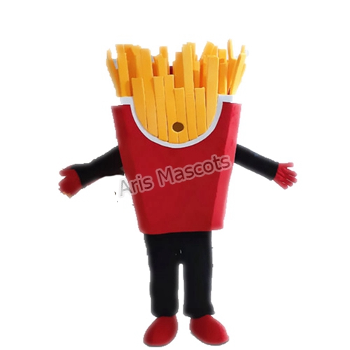 Real Life French Fries Mascot Costume for Brand Marketing-Food Mascots with Good Quality