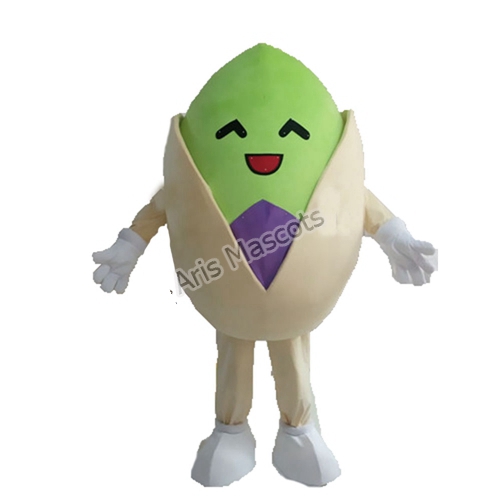 Funny Pistachio Mascot Costume Nut Cosplay Dress Deguisement Mascotte Mascots for Sale Custom Professional Mascot Design Advertising Mascots