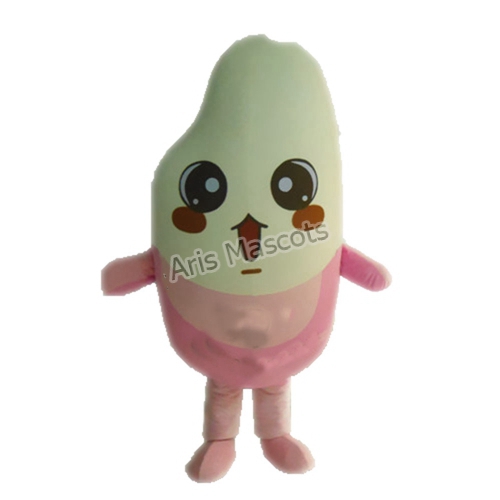 Bean Mascot Costume Adult Full Body Plush Suit for Festivals