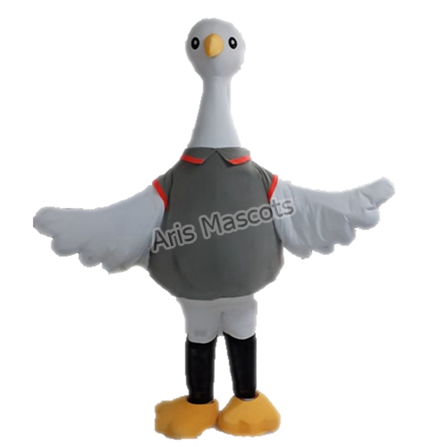 Egret Mascot Costume Animal Character Fancy Dress for Marketing