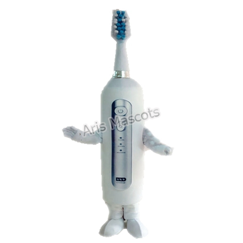 Electronic Tooth Brush Mascot Costume for Brands Marketing, Advertising Mascots Full Body Plush Suit