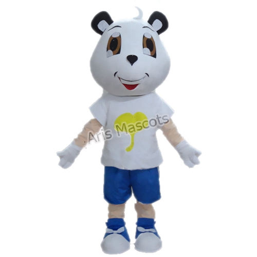 Adult Full Body Mascot Couple of Bear Costume School Mascots Custom Made