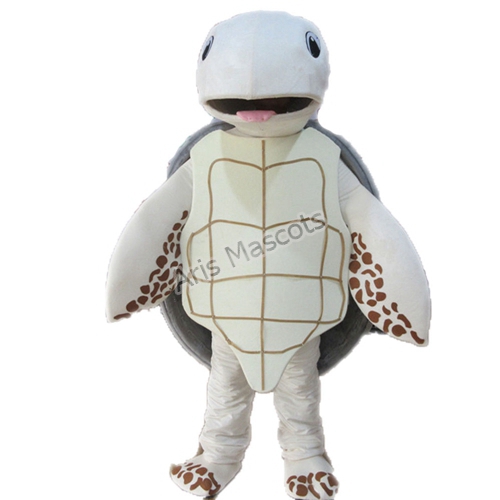 White Sea Turtle Mascot Costume Adult Fancy Dress Animal Mascots-Costume de mascotte tortue de mer blanche Adulte Fancy Dress Mascottes d'animaux