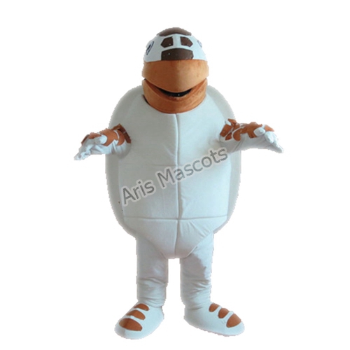 Mens Mascot Costumes White Turtle Fancy Dress Adult Mascots Production with Cheap Price