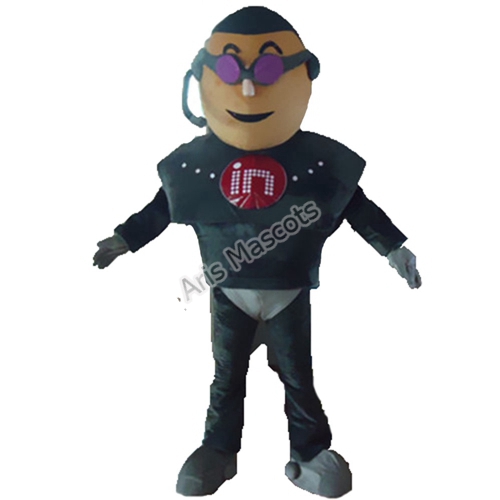 Realistic Robot Adult Plush fur Mascot for Company Marketing Custom Made Mascots