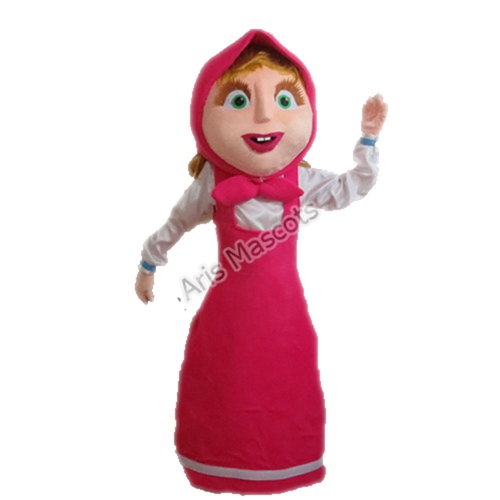 Mash the Girl Costume Adult Full Body Mascot Suit for Birthday Party