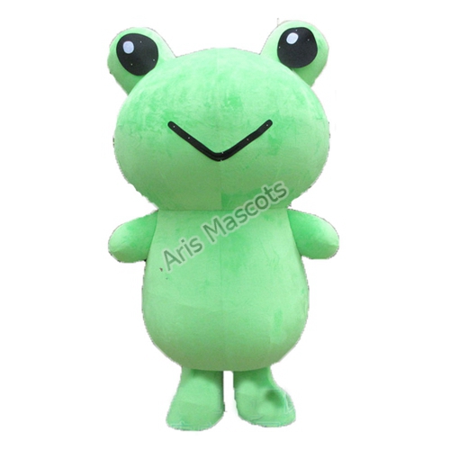 Huge Green Frog Mascot Costume Worldwide Shipping Custom Mascots Maker
