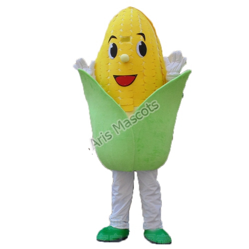 Realistic Corn Mascot Costume Custom Mascots Maker for Brands