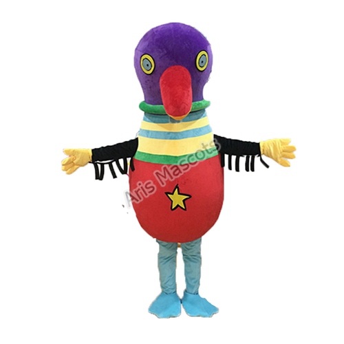 Multiple Color Parrot Mascot Costume for Advertising