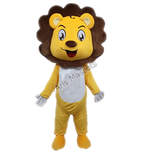 Big Head Mascot Lion Costume Adult Fancy Dress Animal Mascots Design