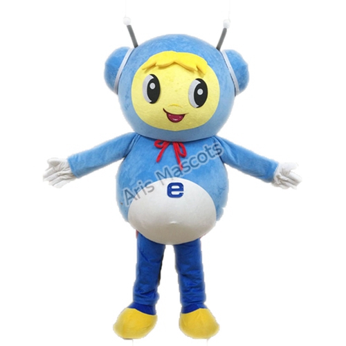 High Quality Girl Robot Mascot Costume for Brands Marketing Mascota robot