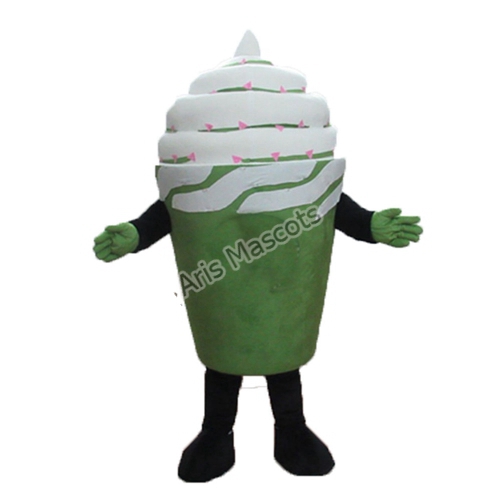 Full Body Ice Cream Mascot Costume for Marketing Adult Fancy Dress Mascotte de la crème glacée