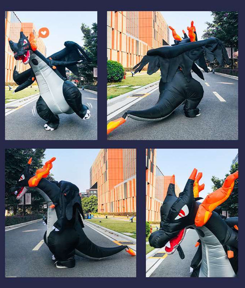 Full Body Inflatable Dragon Costume for Stages and Events, Adult ...