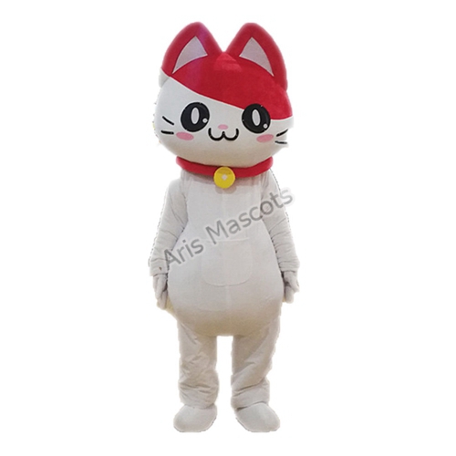 Adult Fortune Cat Mascot Costume for Store Marketing Mascotte du chat