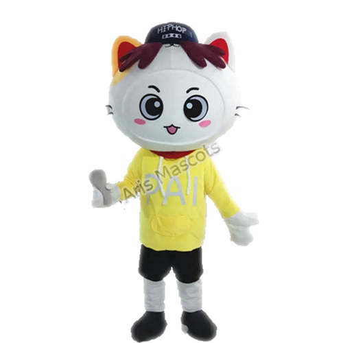 Cosplay Cat Dress up Full Body Mascot Costume for Festivals