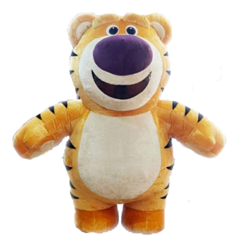 Giant Inflated Walking Mascot Tiger Costume Adult Full Body Blow Up Suit Marketing