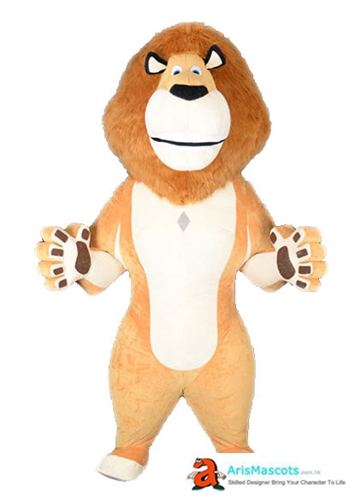 2m Inflatable Suit Adult Lion Mascot Costume for Party Event Giant Lion Blow up Suit Plush Fancy Dress Adult Size Full Body