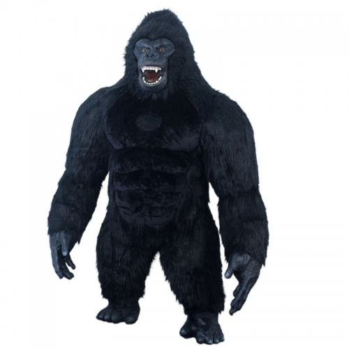 Giant Inflatable King Kong Costume Adult Full Body Ape Blow Up Mascot Suit Gorilla Fancy Dress