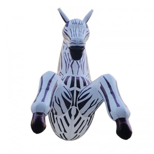 Hand Control Inflatable LED Zebra For Entertainment