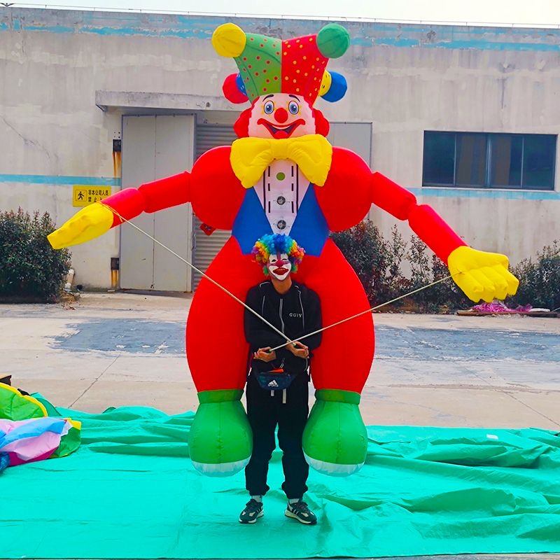 Adult Carry Clown Inflatable Props for Carnival Entertainments Giant ...