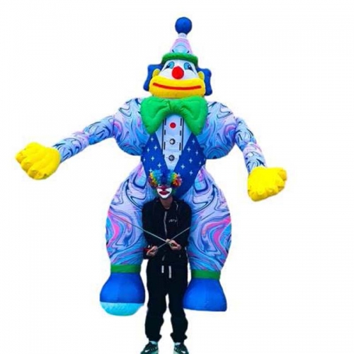Clown Blow Up Props Adult Inflatable Carry Clown for Carnival Events
