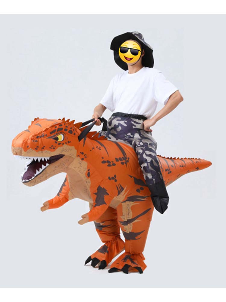 Adult Riding Inflatable Dinosaur Suit for Carnival Entertainments