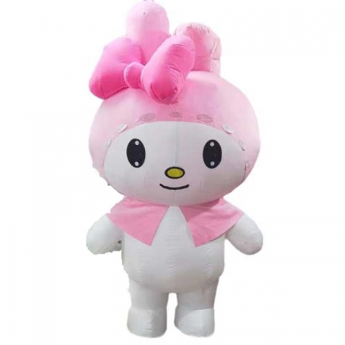 2m Inflatable Melody Mascot Costume for Entertainments Blow Up Character Fancy Dress
