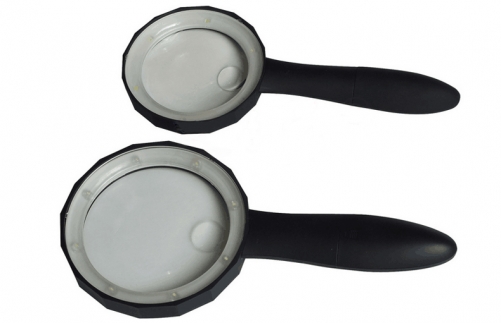 Handheld magnifier with LED light (bifocals) 683 series