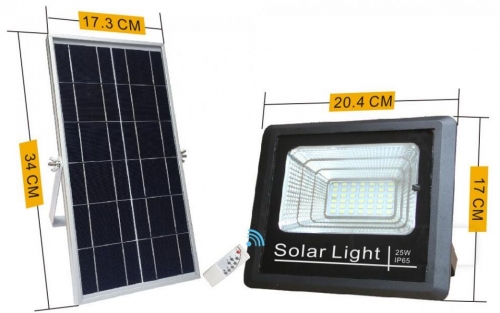 LED Solar Floodlight CS01-25W Aluminum