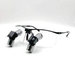 Magnetic Interchangeable Magnification TTL Ergonomic Loupes 3.5x 4.5x 5.5x 6.5x with New sporty Titanium Frames