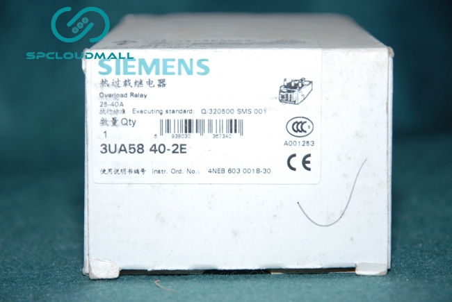 SIEMENS OVER LOAD RELAY 3UA58 40-2T   40-57A