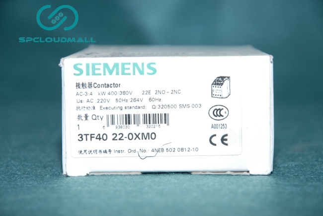 SIEMENS CONTACTOR 3TF40 22-0XM  2NO+2NC