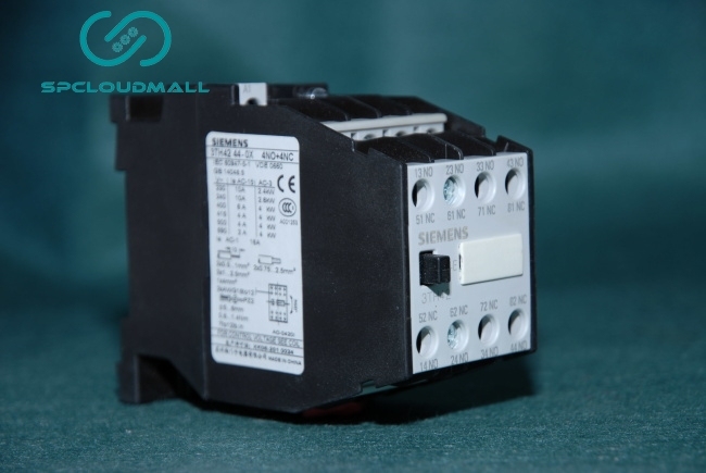 SIEMENS CONTACTOR RELAY 3TH42 44-0XM0 4NO+4NC