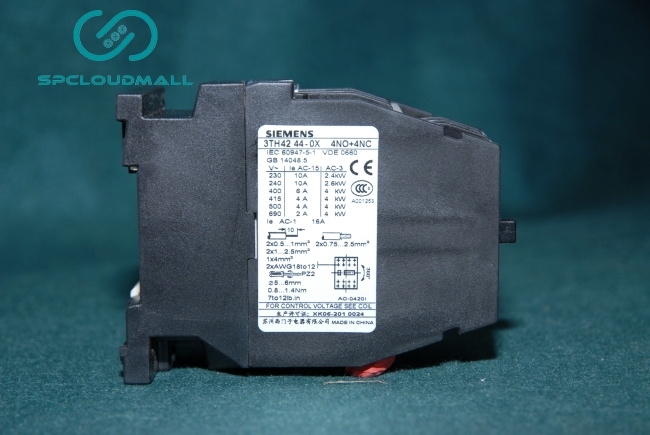 SIEMENS CONTACTOR RELAY 3TH42 44-0X 4NO+4NC