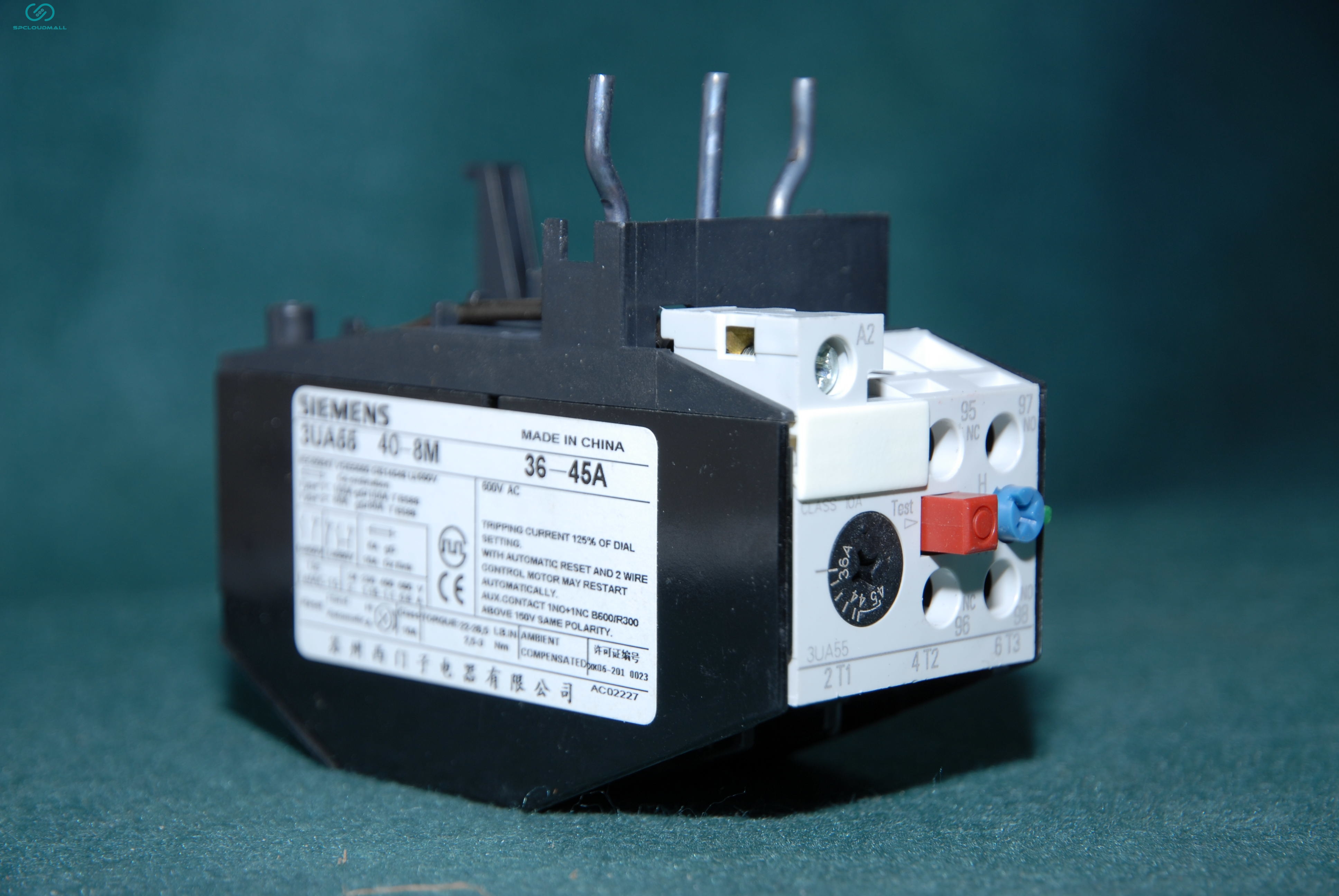 SIEMENS OVER LOAD RELAY 3UA55 40-8M   36-45A