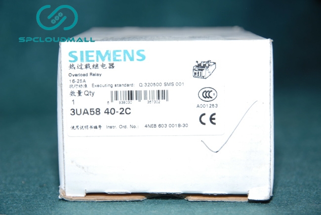SIEMENS OVER LOAD RELAY 3UA58 40-2E   25-40A