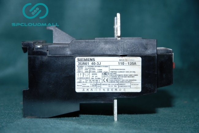 SIEMENS OVER LOAD RELAY 3UA61 40-3J   110-135A