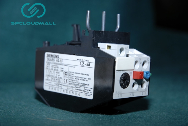 SIEMENS OVER LOAD RELAY 3UA55 40-1F 3.2-5A,RELAY
