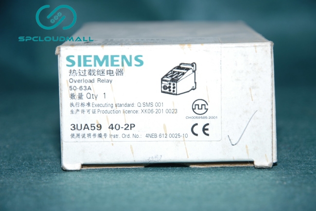 SIEMENS OVER LOAD RELAY 3UA59 40-2P   50-63A