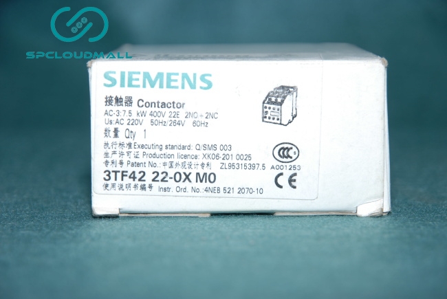 SIEMENS CONTACTOR 3TF42 22-0XM0  2NO+2NC