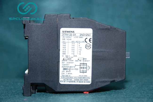 SIEMENS CONTACTOR 3TF41 22-0X  2NO+2NC