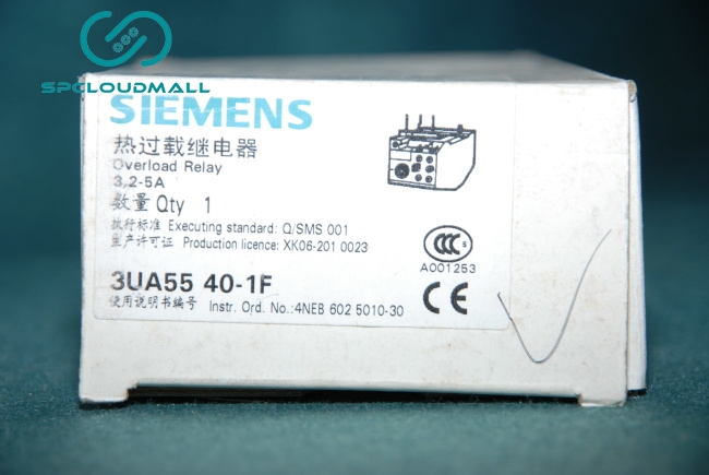 SIEMENS OVER LOAD RELAY 3UA55 40-1F  3.2-5A