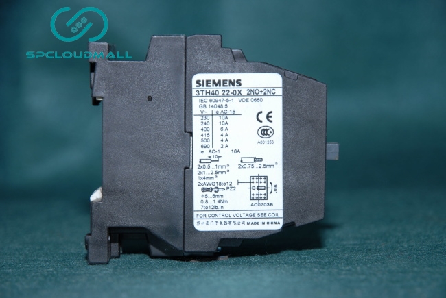 SIEMENS CONTACTOR RELAY 3TH40 22-0X 2NO+2NC