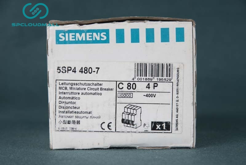 SIEMENS BREAKER 5SP4 480-7 20KA