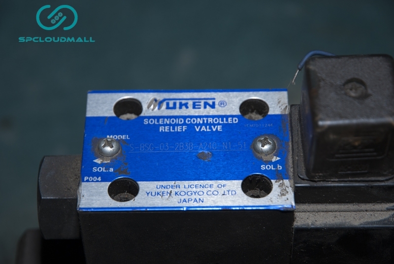 YUNKEN SOLENOID CONTROLLED RELIEF VALVE-BSG-03-2B3B-A240-N-51