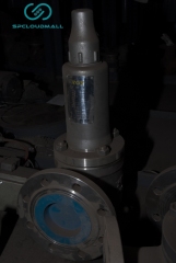 :STAINLESS STEEL SAFETY (RELIEF)VALVE A42Y-40P DN80 TAKE OFF PRESSURE ：31.5MPa MEDIUM ：OXYGEN FRANGE METERIAL：304